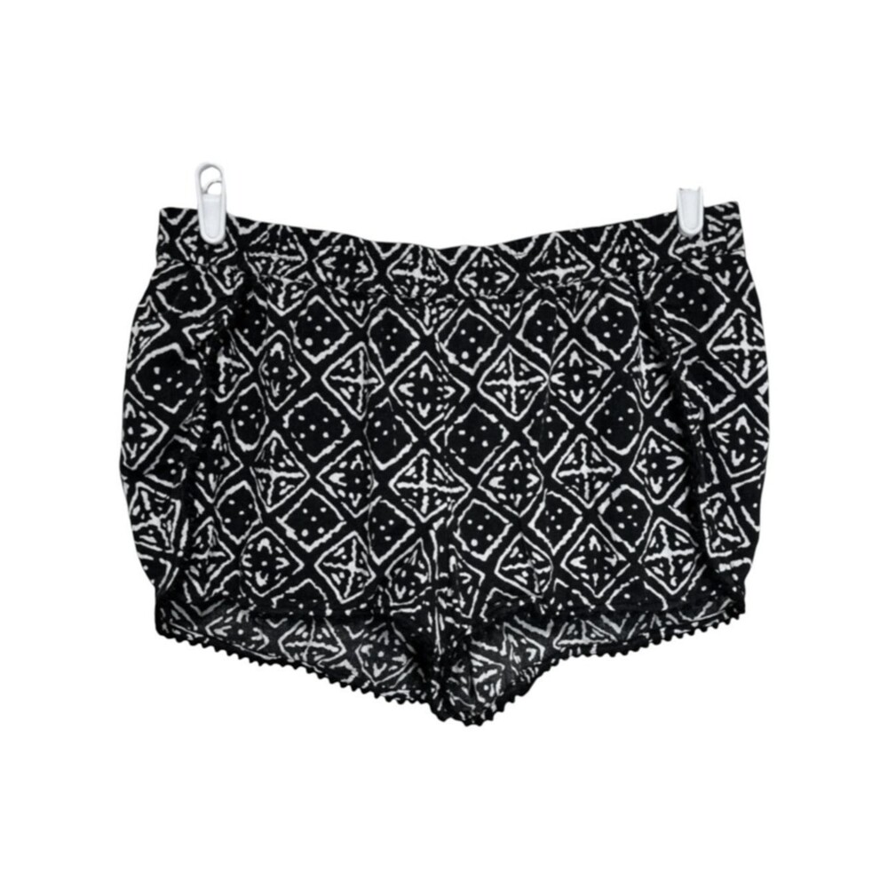 Madewell Oahu Swim Cover Up Shorts Pom Pom Size XL Boho Resort Beachwear